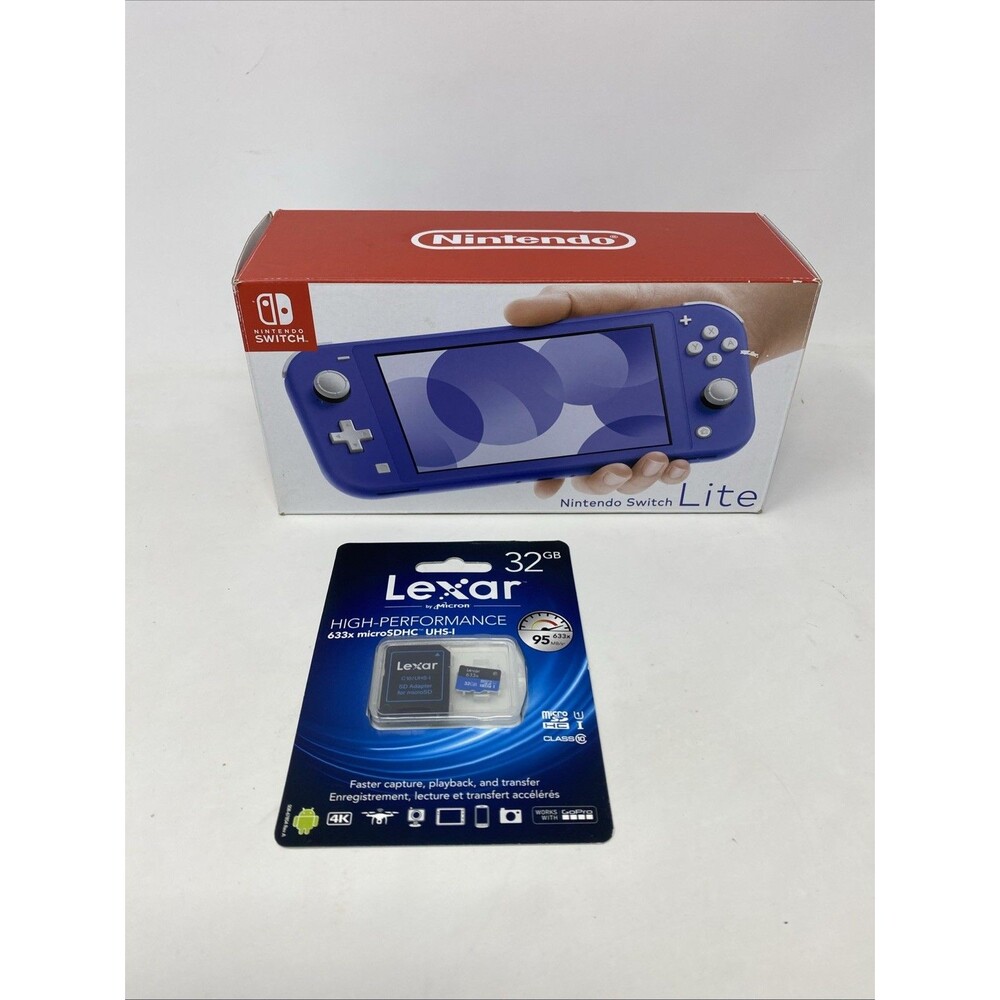 Nintendo Switch Lite HDH-001 Handheld Console 32GB Indigo Tested